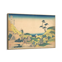Quadro Stampa su Tela Meguro inferiore, Katsushika Hokusai - CupidoDesign