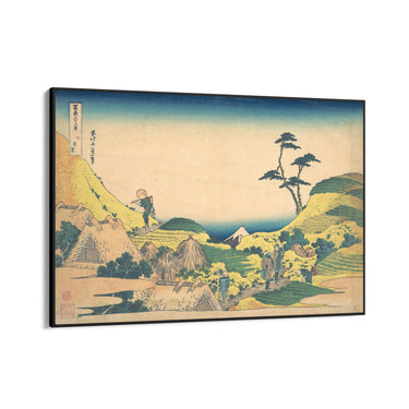 Quadro Stampa su Tela Meguro inferiore, Katsushika Hokusai - CupidoDesign