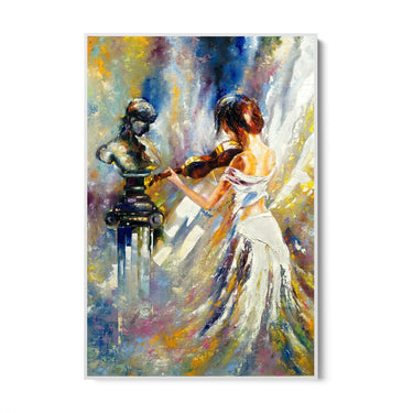 Quadro Stampa su Tela Melodia Silenziosa - CupidoDesign
