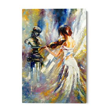 Quadro Stampa su Tela Melodia Silenziosa - CupidoDesign