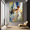 Quadro Stampa su Tela Melodia Silenziosa - CupidoDesign