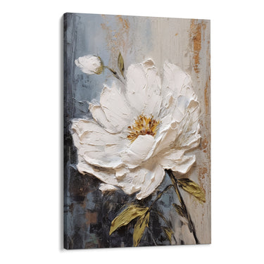Quadro Stampa su Tela Melodia di Bianco - CupidoDesign