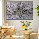 Quadro Stampa su Tela Melo in fiore, Piet Mondrian - CupidoDesign