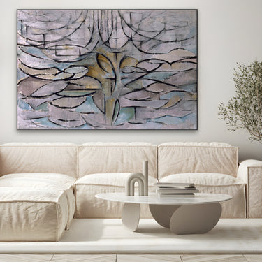 Quadro Stampa su Tela Melo in fiore, Piet Mondrian - CupidoDesign