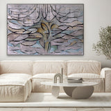 Quadro Stampa su Tela Melo in fiore, Piet Mondrian - CupidoDesign
