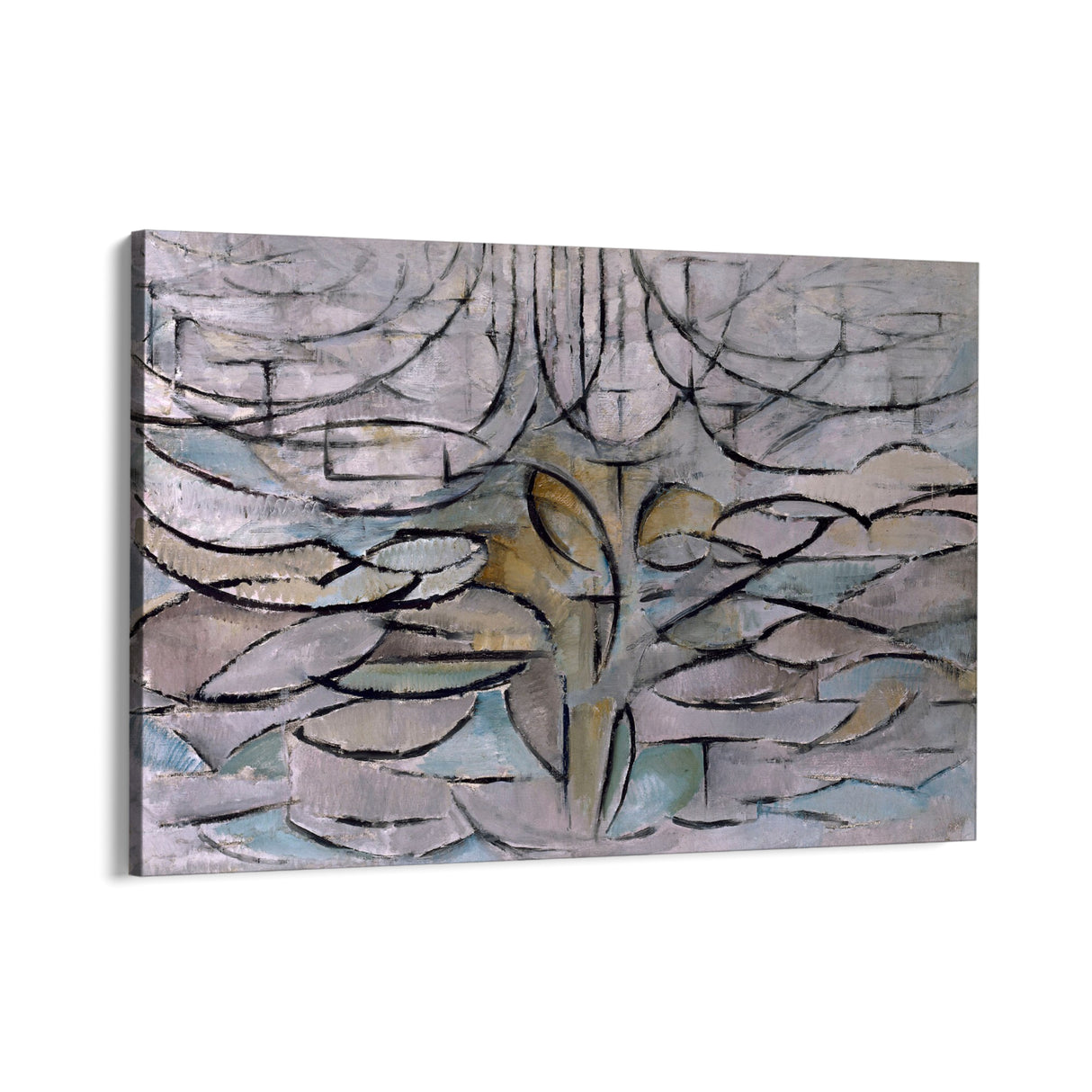Quadro Stampa su Tela Melo in fiore, Piet Mondrian - CupidoDesign