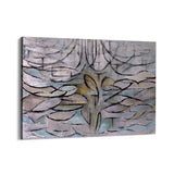 Quadro Stampa su Tela Melo in fiore, Piet Mondrian - CupidoDesign