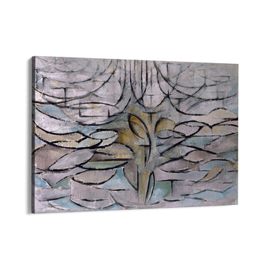 Quadro Stampa su Tela Melo in fiore, Piet Mondrian - CupidoDesign