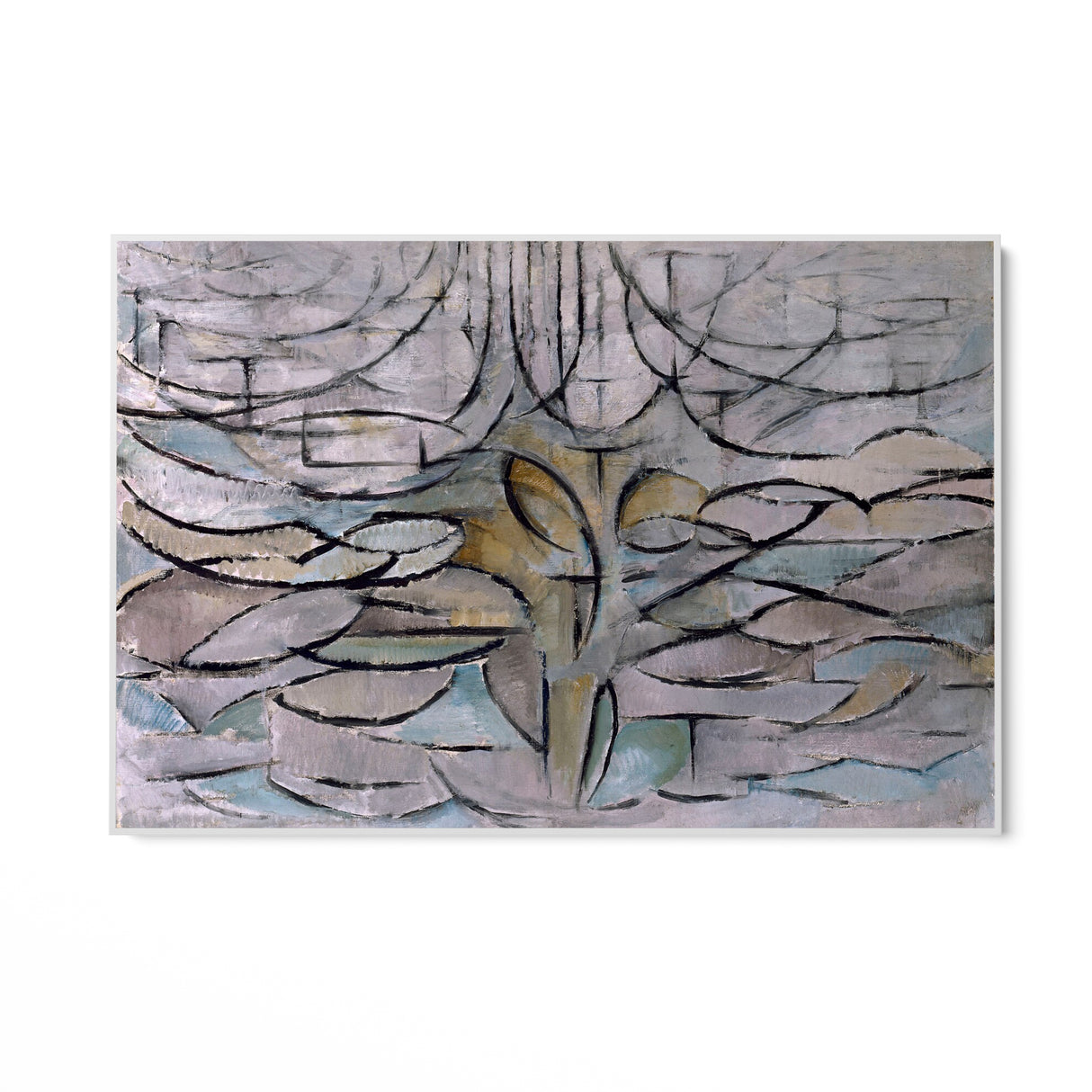 Quadro Stampa su Tela Melo in fiore, Piet Mondrian - CupidoDesign