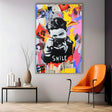 Quadro Stampa su Tela Memoria Pop - Smile - CupidoDesign