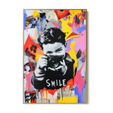 Quadro Stampa su Tela Memoria Pop - Smile - CupidoDesign