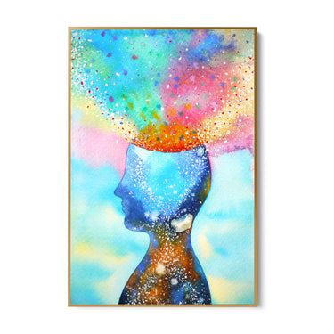 Quadro Stampa su Tela Mente Cosmica - CupidoDesign