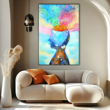 Quadro Stampa su Tela Mente Cosmica - CupidoDesign