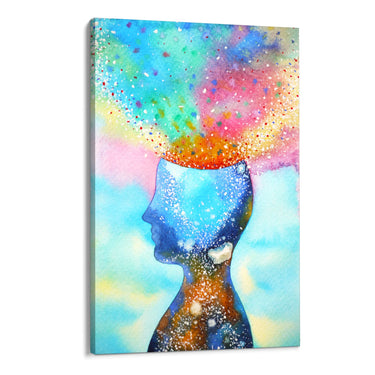 Quadro Stampa su Tela Mente Cosmica - CupidoDesign