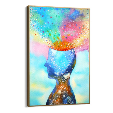 Quadro Stampa su Tela Mente Cosmica - CupidoDesign