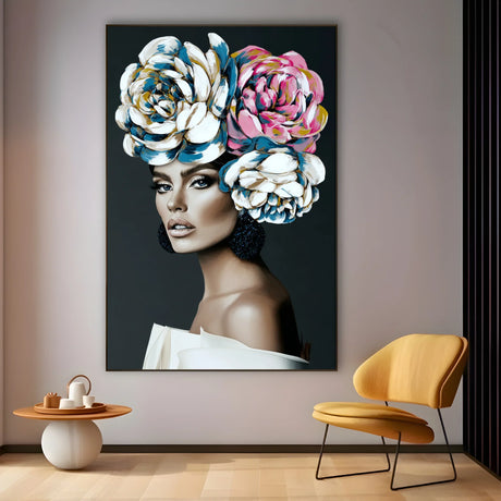 Quadro Stampa su Tela Moda Fiorita - CupidoDesign