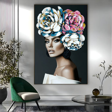 Quadro Stampa su Tela Moda Fiorita - CupidoDesign