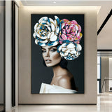 Quadro Stampa su Tela Moda Fiorita - CupidoDesign