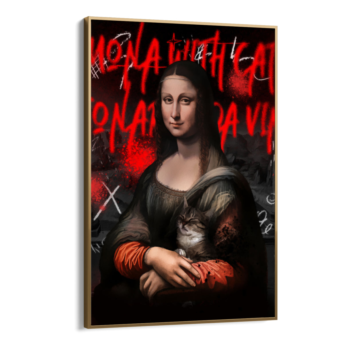 Mona Lisa-graffiti