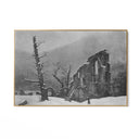 Quadro Stampa su Tela Monaco nella Neve, Caspar David Friedrich - CupidoDesign