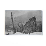 Quadro Stampa su Tela Monaco nella Neve, Caspar David Friedrich - CupidoDesign