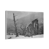 Quadro Stampa su Tela Monaco nella Neve, Caspar David Friedrich - CupidoDesign