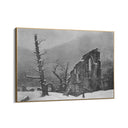 Quadro Stampa su Tela Monaco nella Neve, Caspar David Friedrich - CupidoDesign