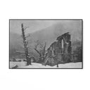 Quadro Stampa su Tela Monaco nella Neve, Caspar David Friedrich - CupidoDesign