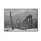 Quadro Stampa su Tela Monaco nella Neve, Caspar David Friedrich - CupidoDesign