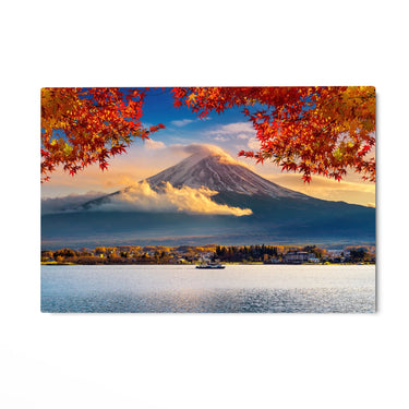 Quadro Stampa su Tela Monte Fuji in autunno, Giappone - CupidoDesign