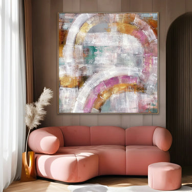 Quadro Stampa su Tela Mosaico di Onde- CupidoDesign