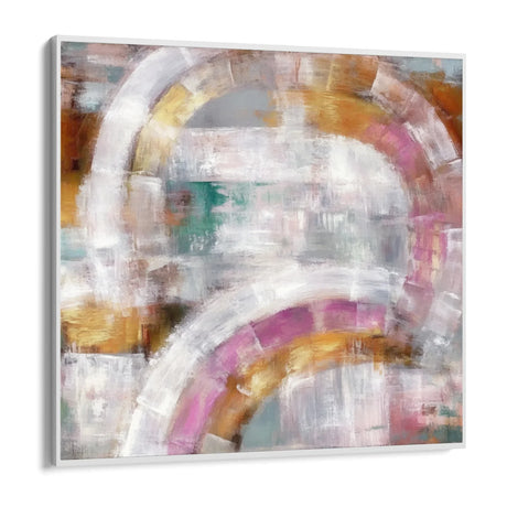 Quadro Stampa su Tela  Mosaico di Onde- CupidoDesign