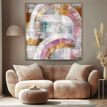 Quadro Stampa su Tela Mosaico di Onde - CupidoDesign