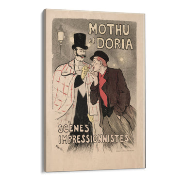 Quadro Stampa su Tela Mothu e Doria, Théophile Steinlen - CupidoDesign