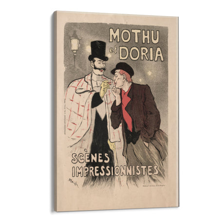 Quadro Stampa su Tela Mothu e Doria, Théophile Steinlen - CupidoDesign