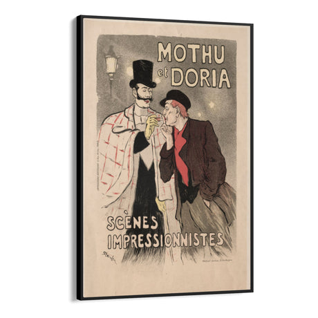Quadro Stampa su Tela Mothu e Doria, Théophile Steinlen - CupidoDesign