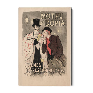 Quadro Stampa su Tela Mothu e Doria, Théophile Steinlen - CupidoDesign