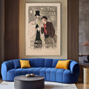 Quadro Stampa su Tela Mothu e Doria, Théophile Steinlen - CupidoDesign
