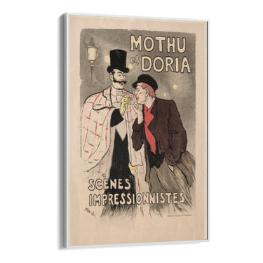 Quadro Stampa su Tela Mothu e Doria, Théophile Steinlen - CupidoDesign