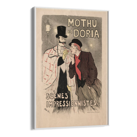 Quadro Stampa su Tela Mothu e Doria, Théophile Steinlen - CupidoDesign