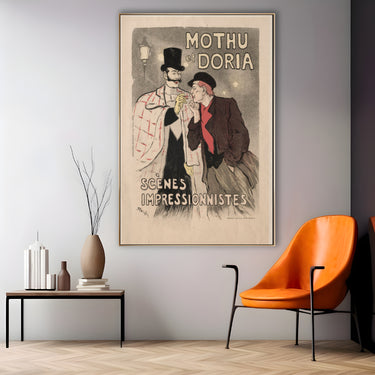 Quadro Stampa su Tela Mothu e Doria, Théophile Steinlen - CupidoDesign