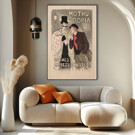 Quadro Stampa su Tela Mothu e Doria, Théophile Steinlen - CupidoDesign