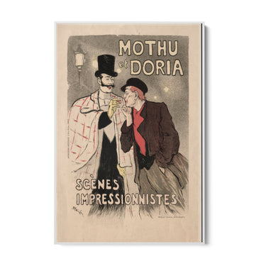 Quadro Stampa su Tela Mothu e Doria, Théophile Steinlen - CupidoDesign