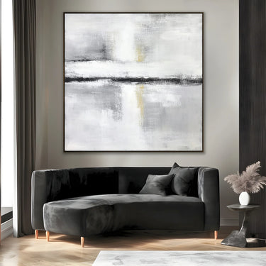 Quadro Stampa su Tela Movimento Grigio - CupidoDesign