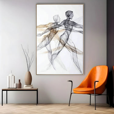 Quadro Stampa su Tela Movimento Interiore - CupidoDesign