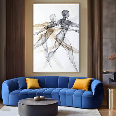 Quadro Stampa su Tela Movimento Interiore - CupidoDesign