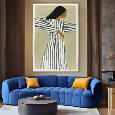 Quadro Stampa su Tela Movimento Leggero - CupidoDesign