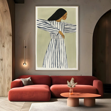 Quadro Stampa su Tela Movimento Leggero - CupidoDesign