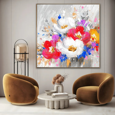 Quadro Stampa su Tela Movimento Viola - CupidoDesign