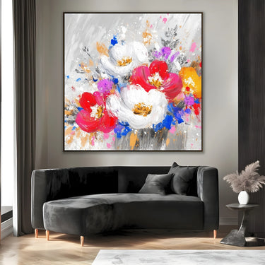 Quadro Stampa su Tela Movimento Viola - CupidoDesign